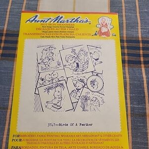 Birds of a Feather Hot Iron Transfers